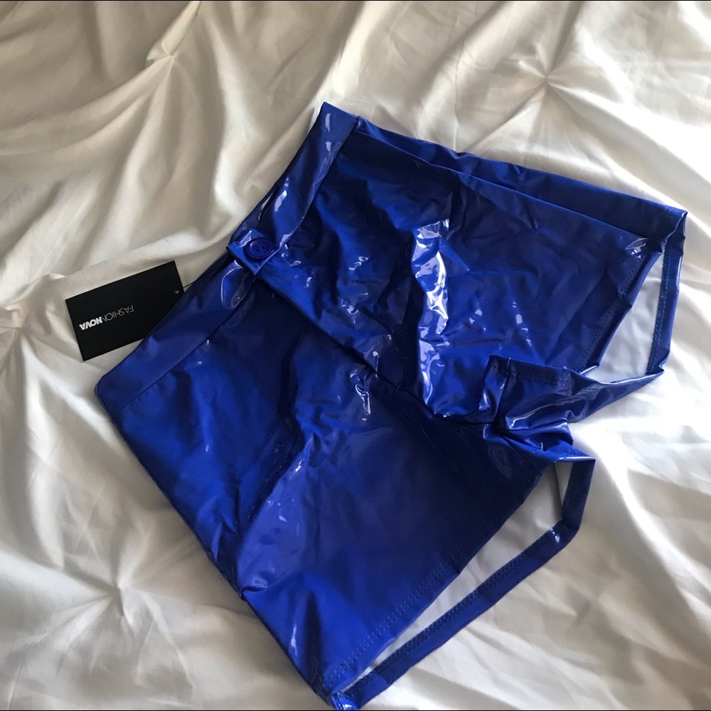 Faux Leather Shorts